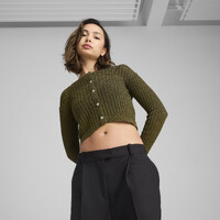 Cardigan Puma YONA Long Sleeve Knit Top