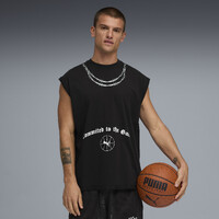 Tricou Puma Swish N' Ink Oversized Cut Off