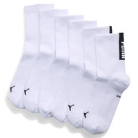 Puma Logo Unisex Short Crew Socks 3P
