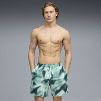 Pantaloni Scurți De Baie Puma Swim Printed Rasterized Mid Shorts