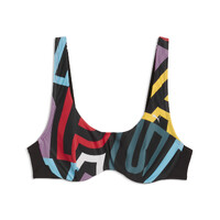 Top De Baie Puma Printed Swim Bra