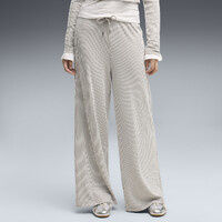Pantaloni Puma Ess Ribbed Wide Leg Soft Touch