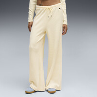 Pantaloni Puma Ess Ribbed Wide Leg Soft Touch