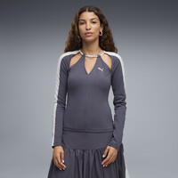 Tricou cu mâneca lungă Puma T7 Slim Cut-Outs Long Sleeve